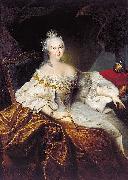 Christoph Nathe Portrait of Elizabeth of Russia oil painting